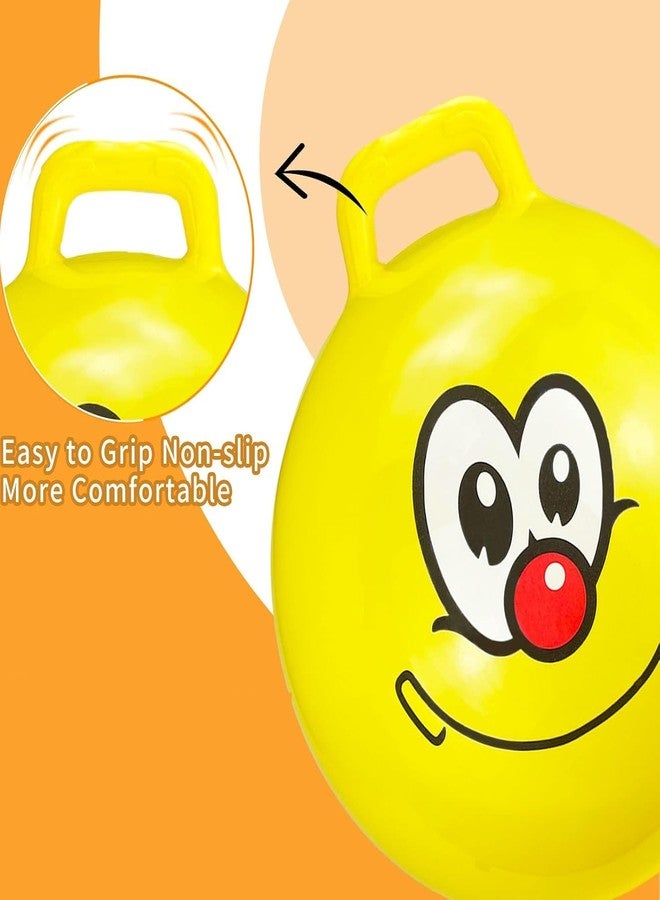 S SMITEX Smitex Hippity Hoppity Hopball, 18in/45cm Diameter for Age 3-7, Kangaroo Bouncer, Space Hopper Ball with Handle for Children (Muticolor) - Image 3